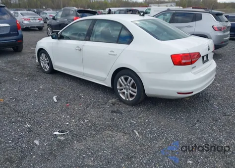 2015 Volkswagen Jetta 2.0L S из США, поврежденный, VIN 3VW2K7AJ8FM222629